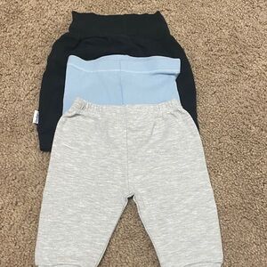 Cozy Kids Sweatpants Set - Black, Blue, and Gray
